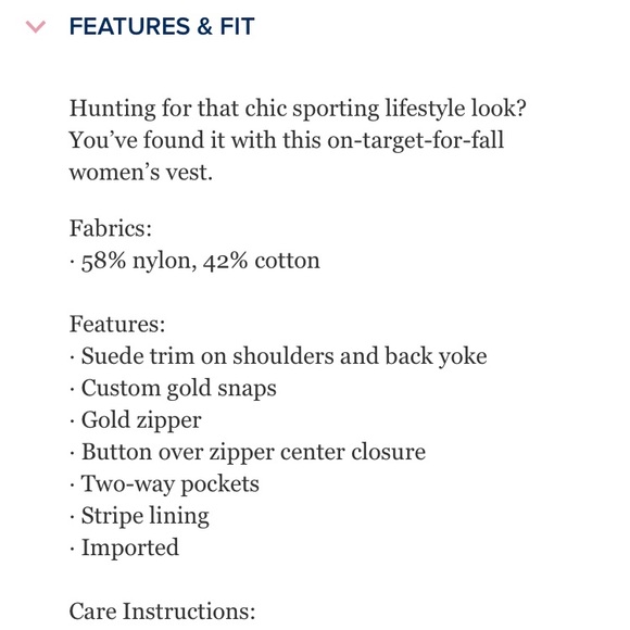 Vineyard vines quilted hunting vest - Picture 8 of 8